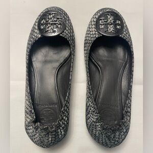 Tory Burch Snakeskin Pattern Flats